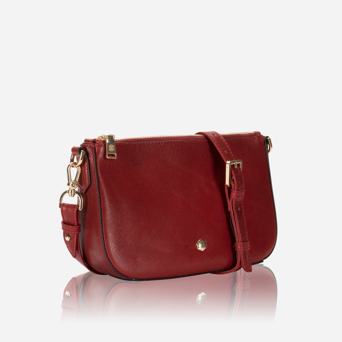 Paris Crossbody 3-Compartment, Red