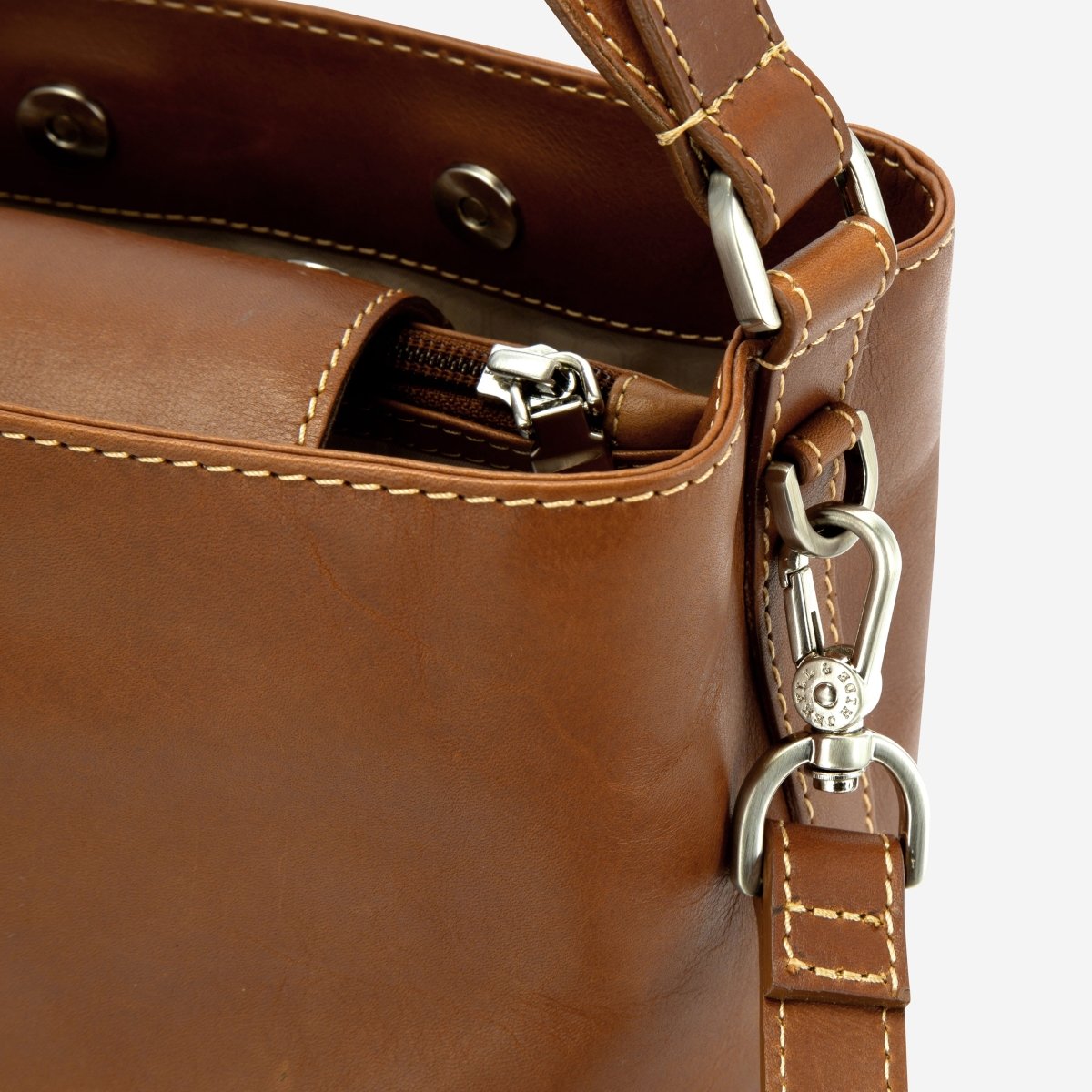 Leather Bucket Bag