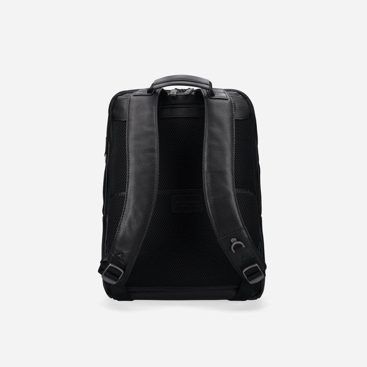 Full-grain leather backpack by Jekyll & Hide - back view