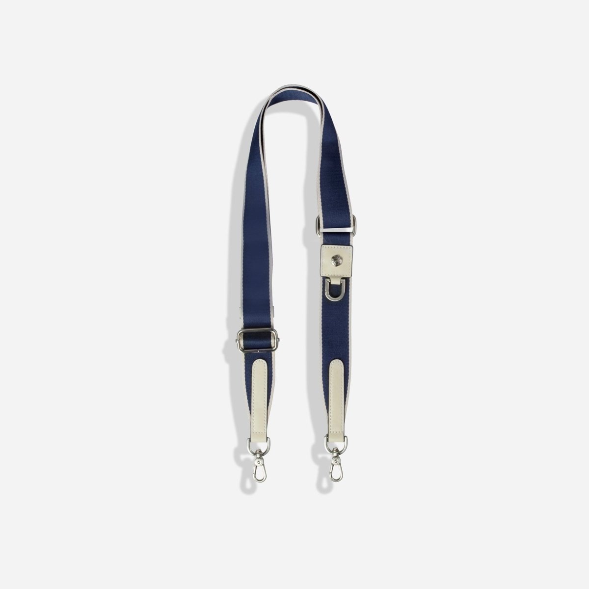 Geneva Shoulder Strap, Navy Stone (Silver Fitting)