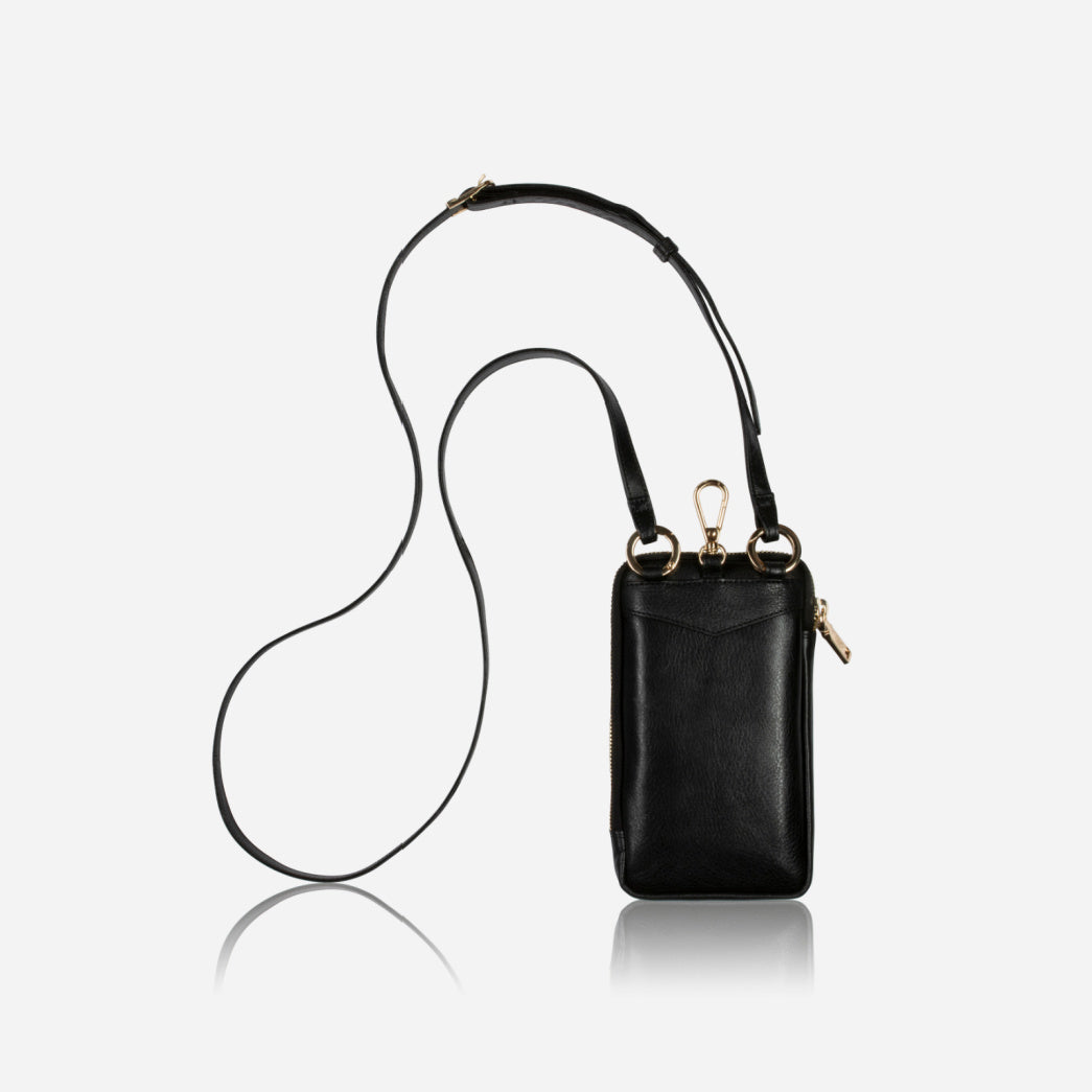 Cellphone Pouch with Strap, Black