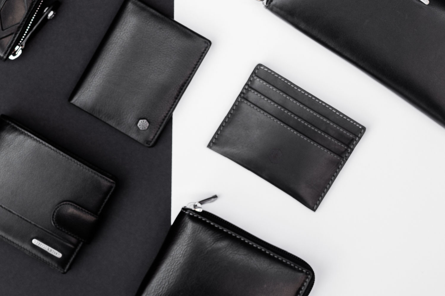 Slim Card Holder, Soft Black | Jekyll & Hide Leather SA
