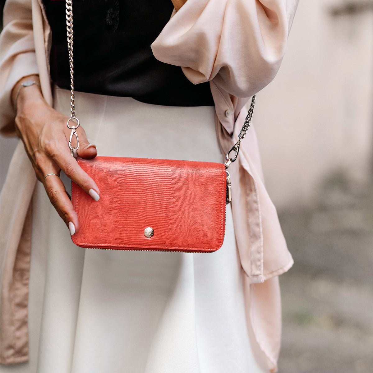 Chain Purse, Black