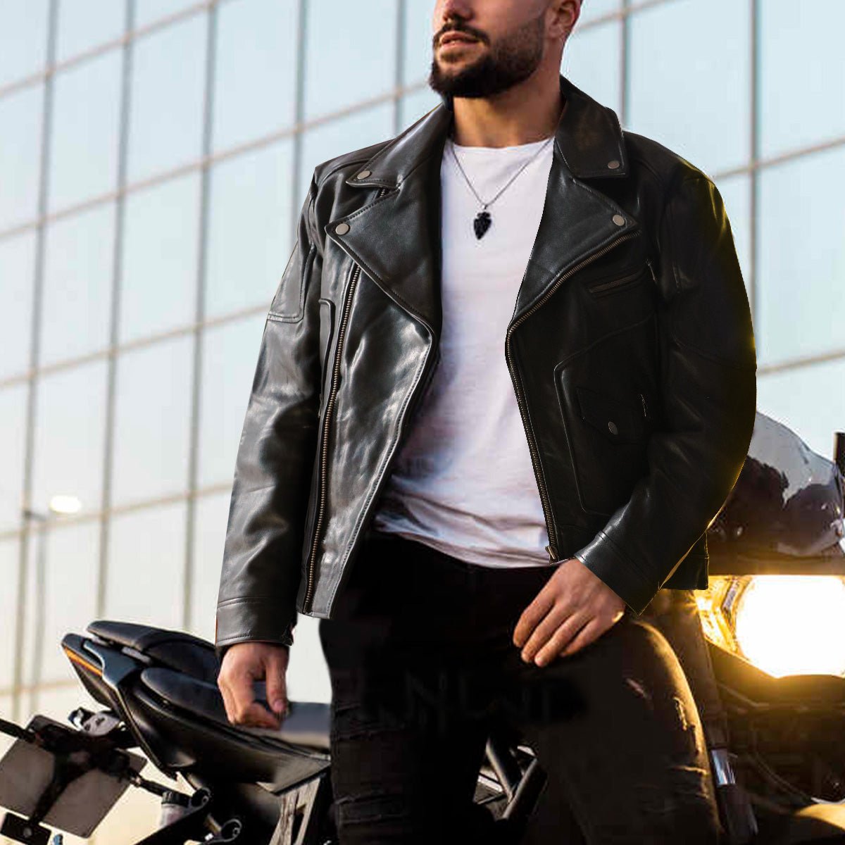 Danny Biker Jacket Black