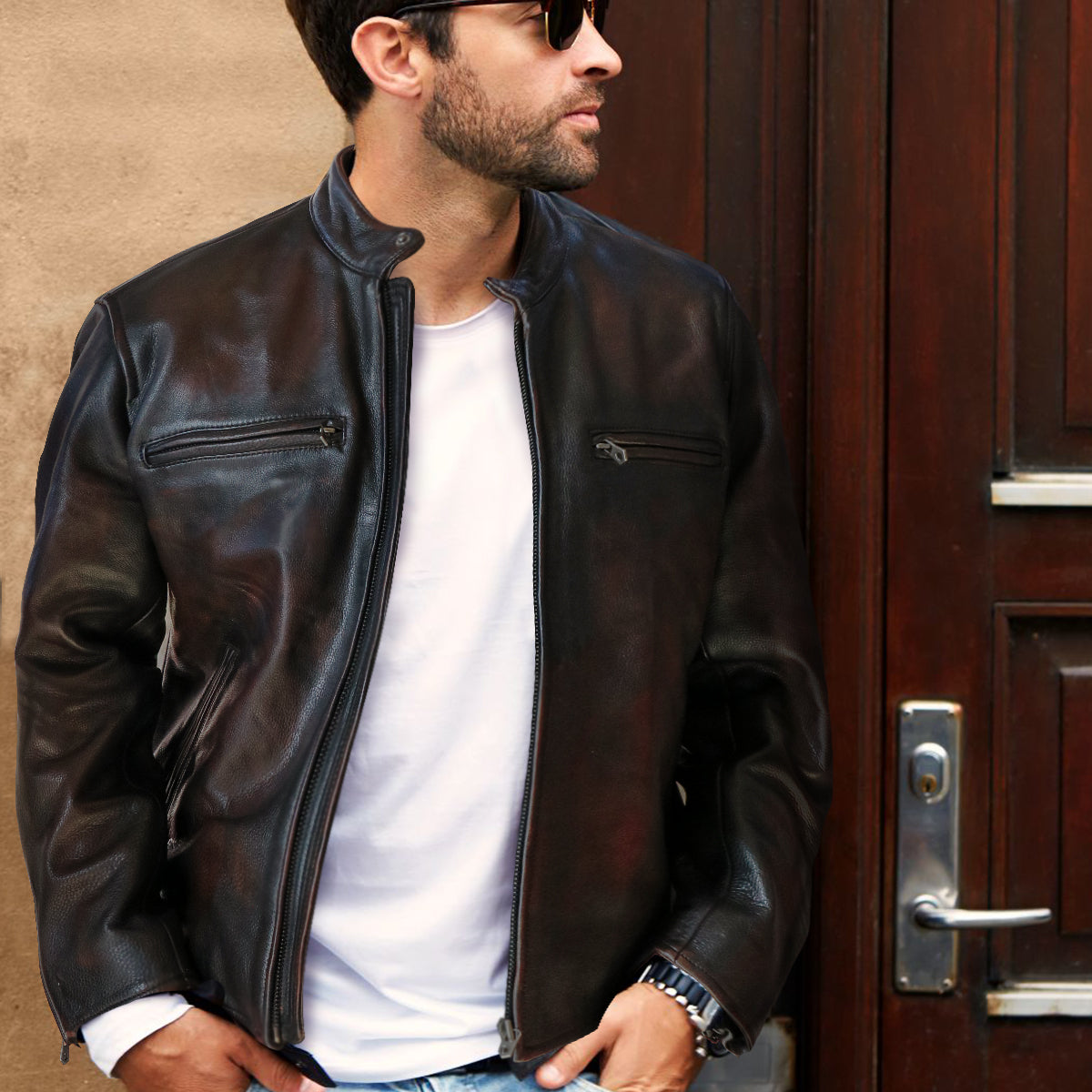 Genuine Leather Jackets for Men | Buy Mens Leather Jackets Online ...