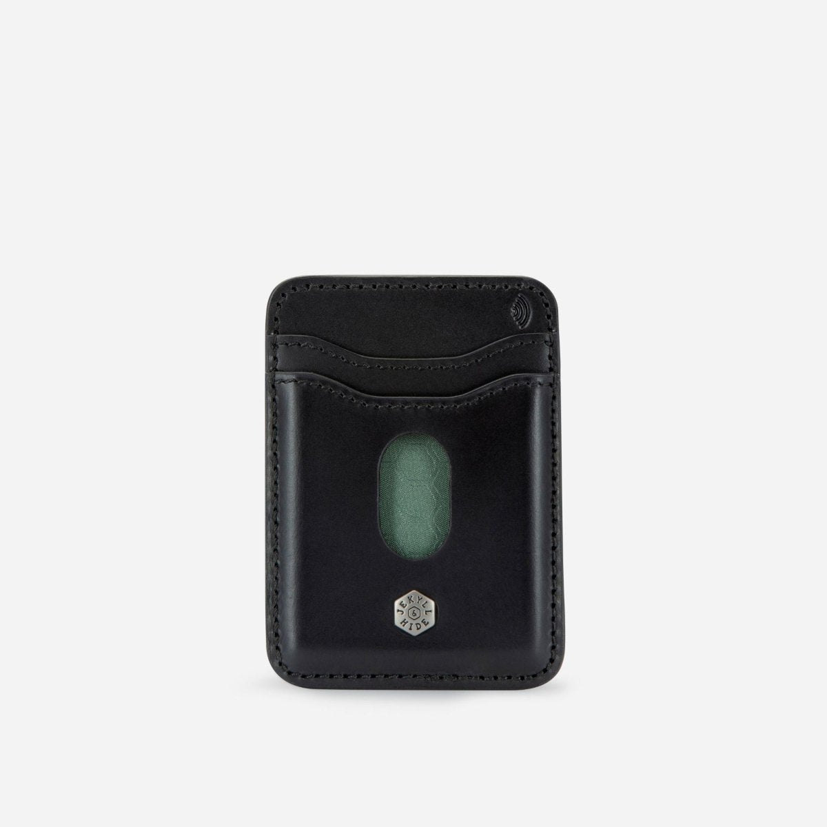 Thermo leather card holder by Jekyll & Hide - interior detail