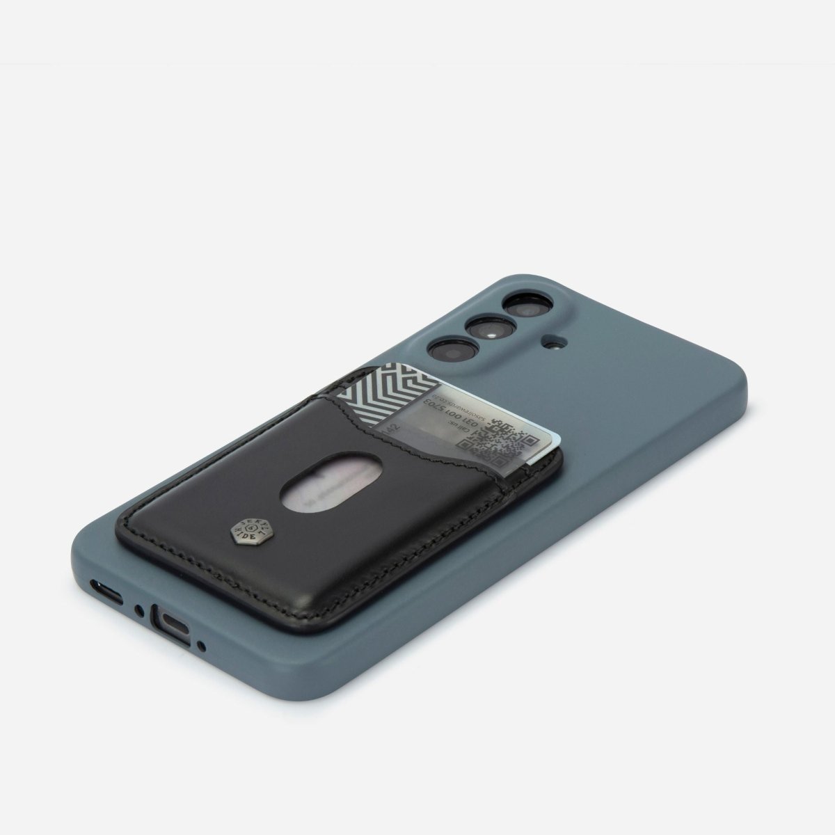Thermo leather card holder by Jekyll & Hide - close-up detail