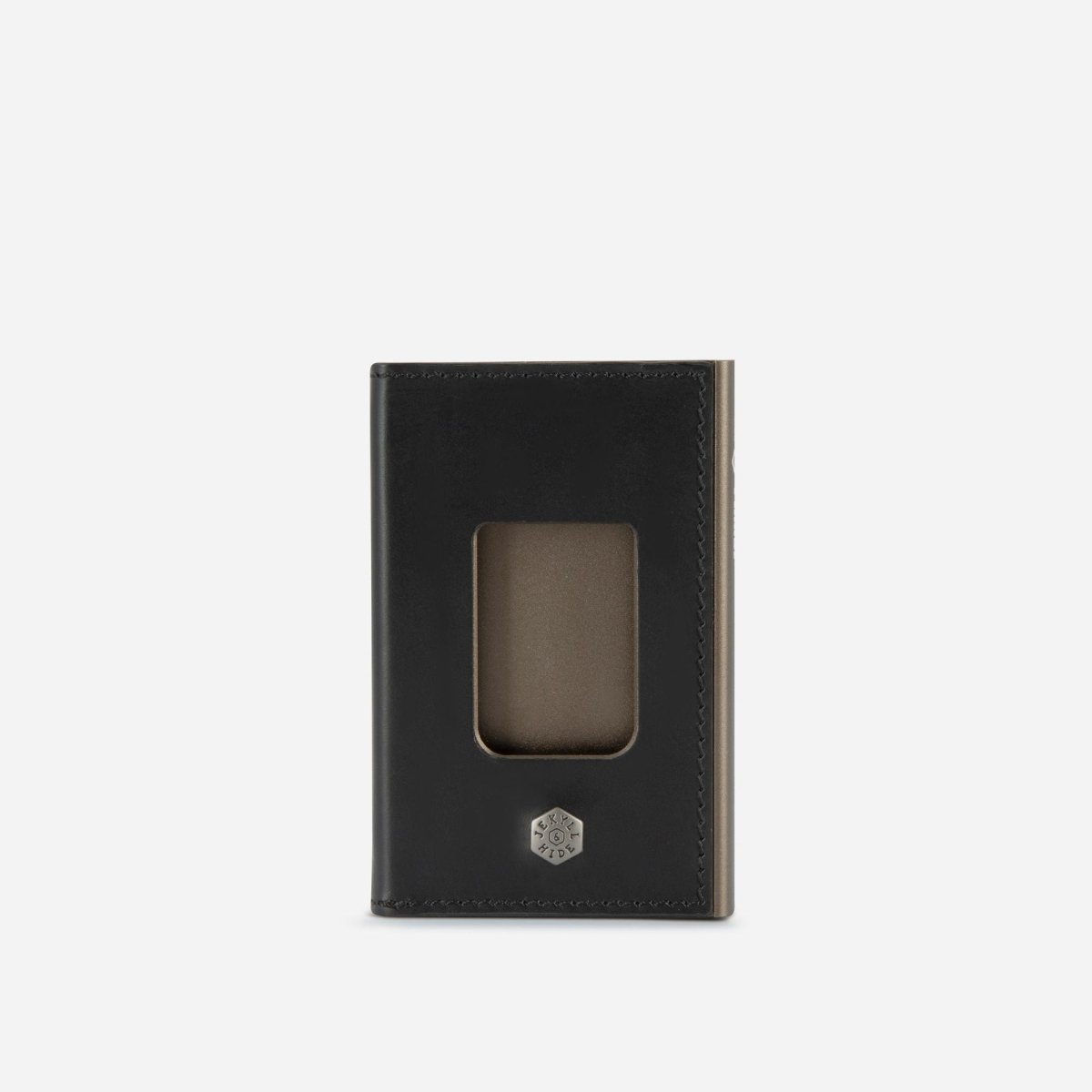 Thermo leather card holder by Jekyll & Hide - back view