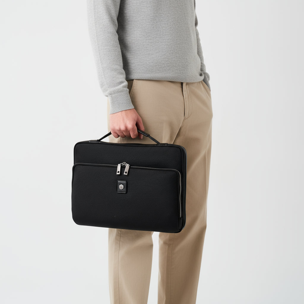 Slim Nylon 15" Laptop Sleeve, Black