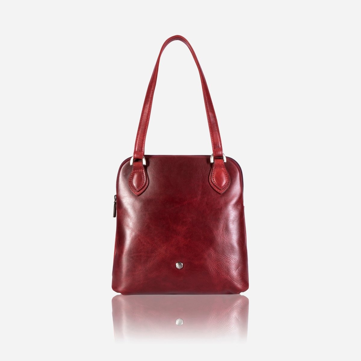 Compact Ladies Handbag, Rust - Jekyll and Hide SA