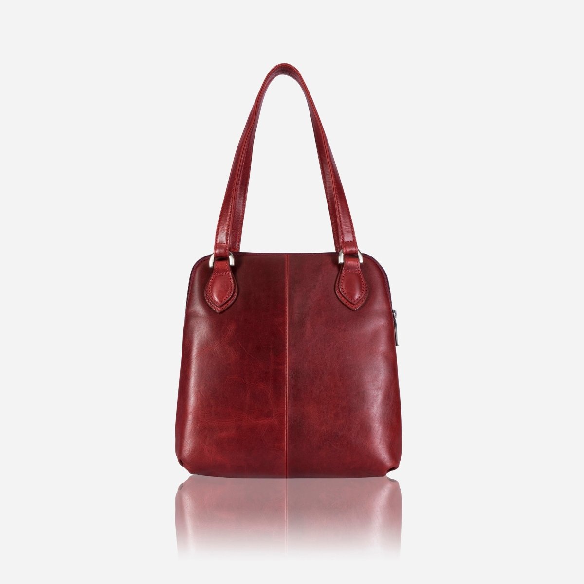 Compact Ladies Handbag, Rust - Jekyll and Hide SA