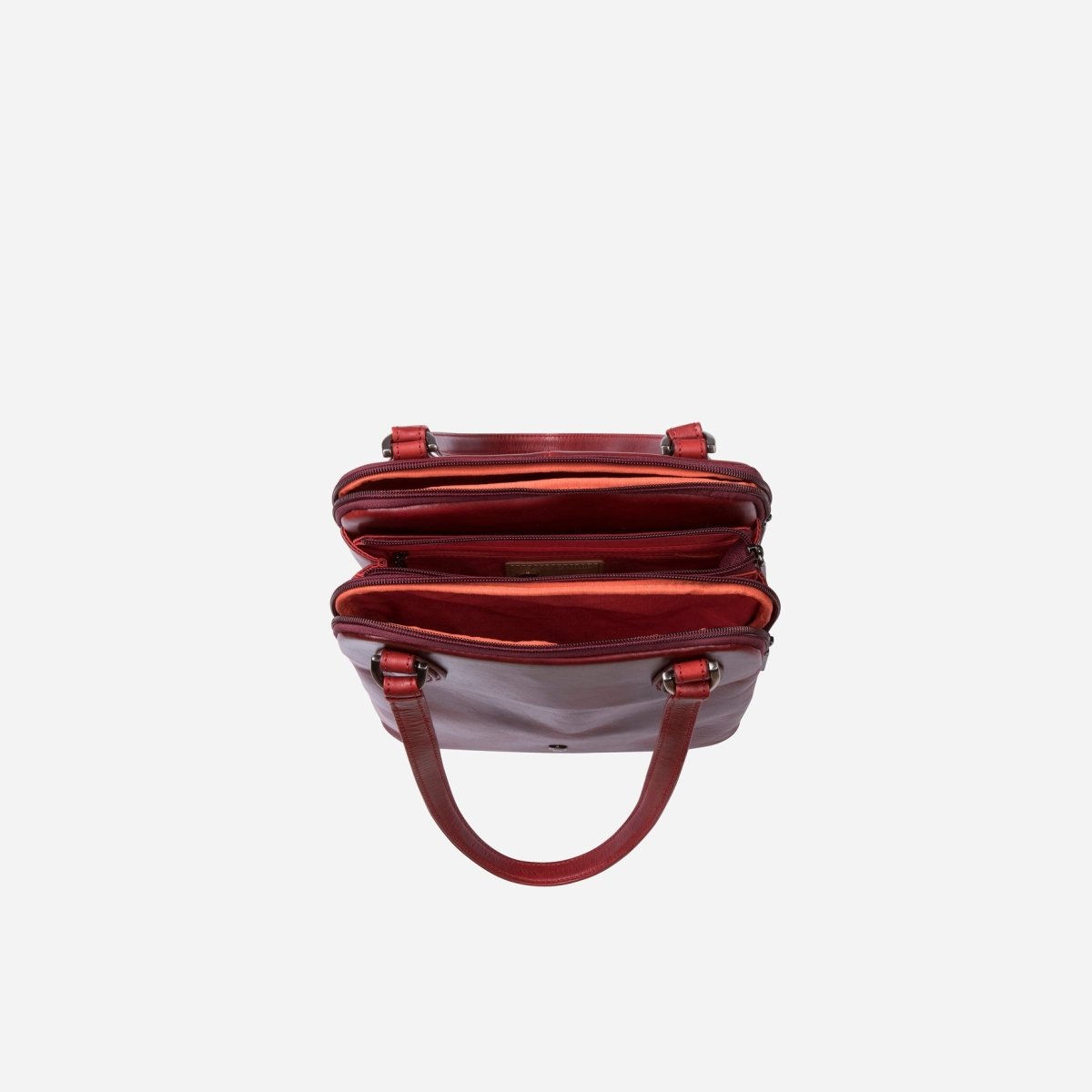 Compact Ladies Handbag, Rust - Jekyll and Hide SA