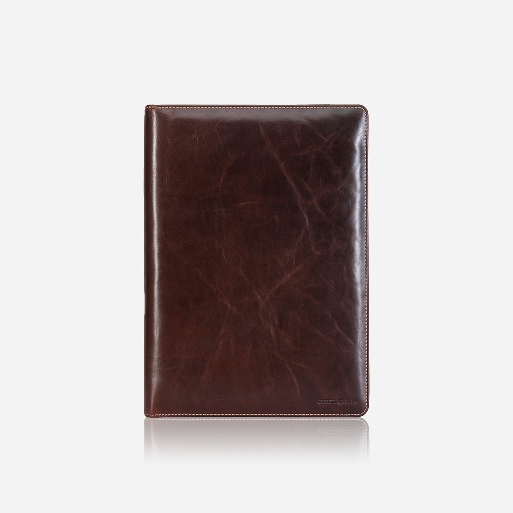 A4 Zip Around Folder, Coffee - Jekyll and Hide SA