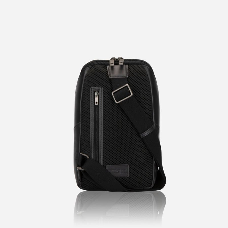 Single Strap Backpack, Black Camo