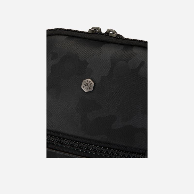 Single Strap Backpack, Black Camo