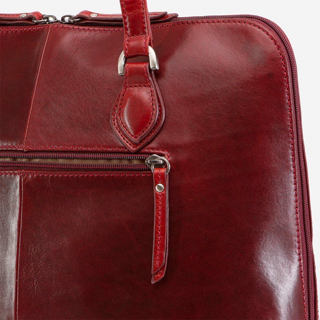 Medium Leather Laptop Handbag, Rust - Jekyll and Hide SA