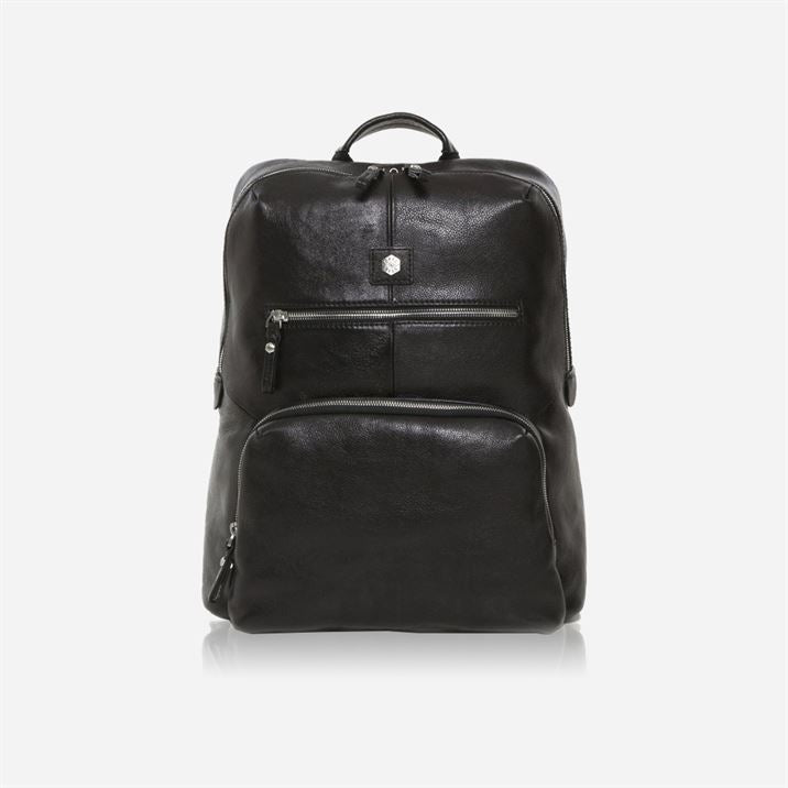 Unisex Backpack 40cm, Soft Black - Jekyll and Hide SA