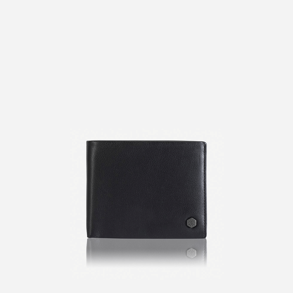 Large Billfold With Coin, Soft Black - Jekyll and Hide SA