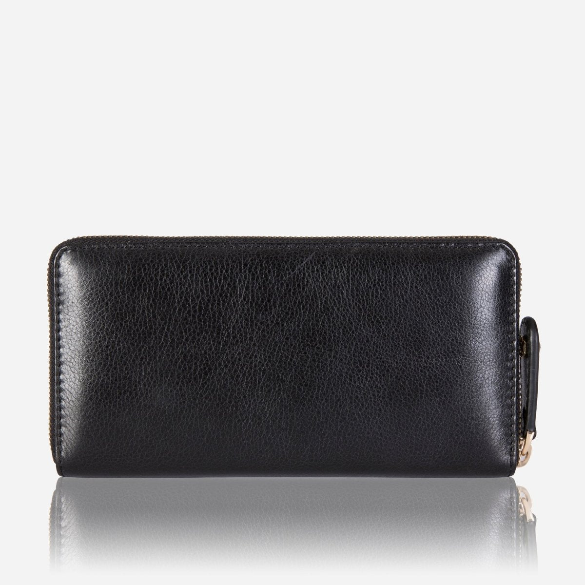 Large Classic Zip Around Purse, Black - Jekyll and Hide SA
