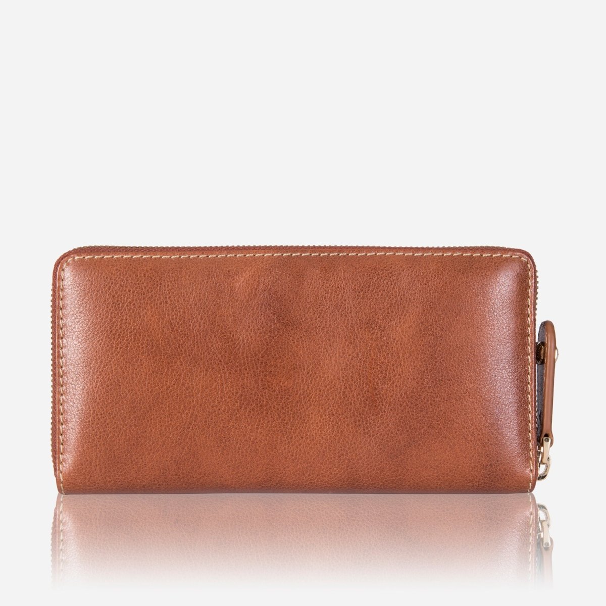 Large Classic Zip Around Purse, Tan - Jekyll and Hide SA