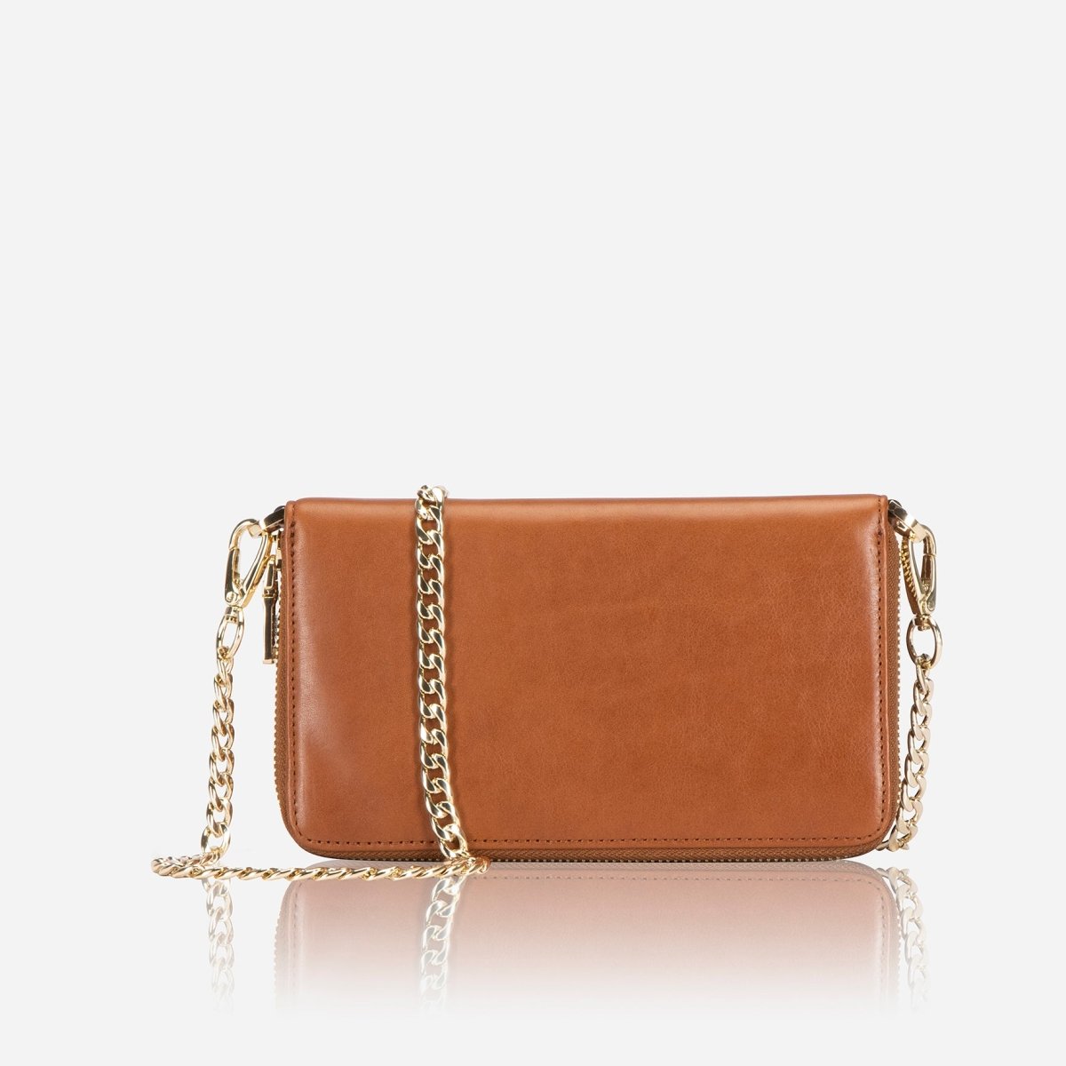 Paris Chain Purse, Tan