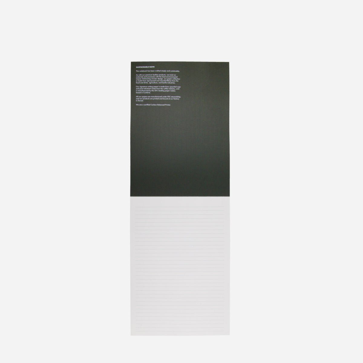 A4 Notebook 120 Pages, Olive